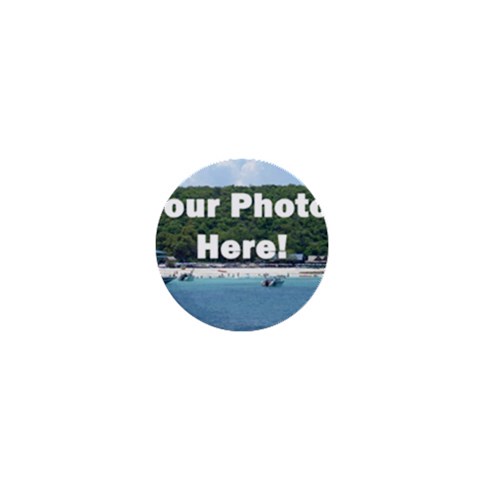 Your Photo Here copy 1  Mini Button from ArtsNow.com Front