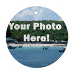 Your Photo Here copy Ornament (Round)