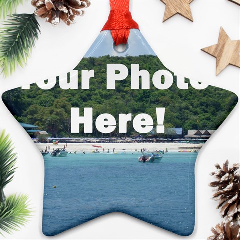 Your Photo Here copy Ornament (Star) from ArtsNow.com Front