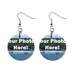 Your Photo Here copy 1  Button Earrings