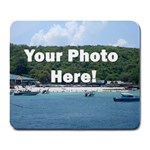 Your Photo Here copy Large Mousepad