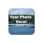 Your Photo Here copy Rubber Coaster (Square)