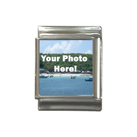 Your Photo Here copy Italian Charm (13mm) from ArtsNow.com Front
