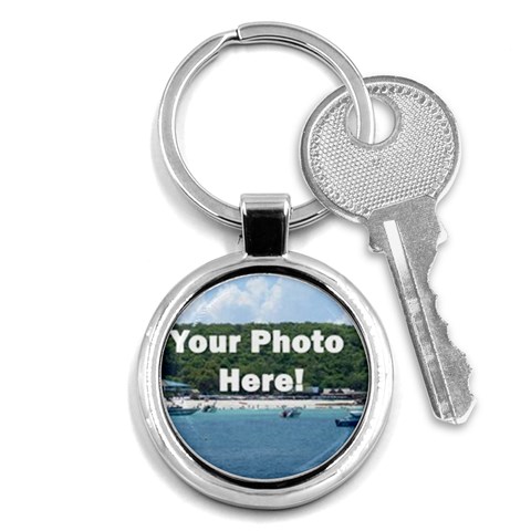 Your Photo Here copy Key Chain (Round) from ArtsNow.com Front