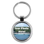 Your Photo Here copy Key Chain (Round)