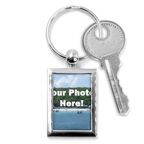 Your Photo Here copy Key Chain (Rectangle) from ArtsNow.com Front