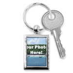 Your Photo Here copy Key Chain (Rectangle)