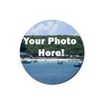 Your Photo Here copy Rubber Coaster (Round)