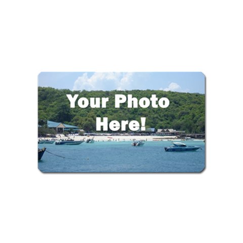 Your Photo Here copy Magnet (Name Card) from ArtsNow.com Front