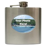 Your Photo Here copy Hip Flask (6 oz)