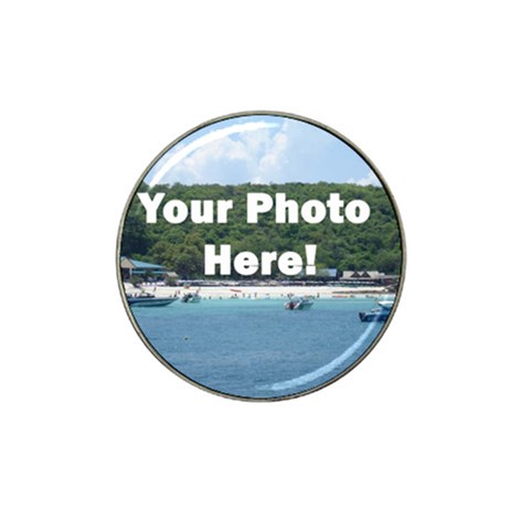 Your Photo Here copy Hat Clip Ball Marker (10 pack) from ArtsNow.com Front