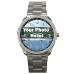 Your Photo Here copy Sport Metal Watch