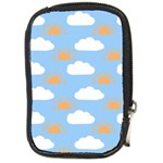 Sun And Clouds  Compact Camera Leather Case
