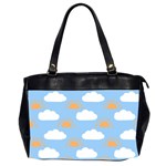Sun And Clouds  Oversize Office Handbag (2 Sides)