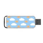 Sun And Clouds  Portable USB Flash (One Side)