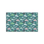 Llama Clouds   Sticker (Rectangular)