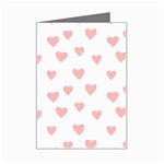 Small Cute Hearts   Mini Greeting Card
