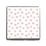 Small Cute Hearts   Memory Card Reader (Square 5 Slot)