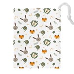 Rabbit, Lions And Nuts   Drawstring Pouch (4XL)