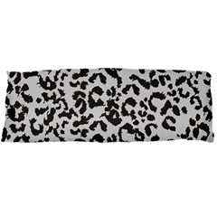 Leopard print gray theme Body Pillow Case Dakimakura (Two Sides) from ArtsNow.com Back