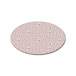 Pink Spring Blossom Sticker Oval (100 pack)