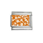 Orange Floral Walls  Italian Charm (9mm)