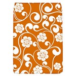 Orange Floral Walls  Removable Flap Cover (L)