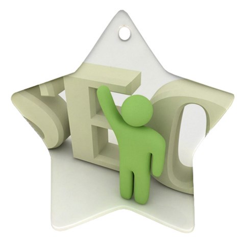 seo Ornament (Star) from ArtsNow.com Front