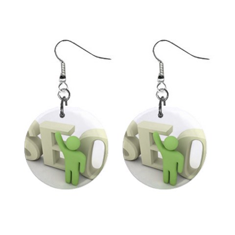 seo 1  Button Earrings from ArtsNow.com Front