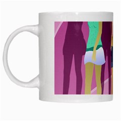 mannequin girls White Mug from ArtsNow.com Left