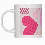 Romantic Hearts White Mug