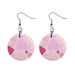 Romantic Heart Button Earrings