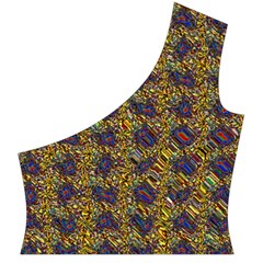 3021 Cap Sleeve Wrap Front Dress from ArtsNow.com Front Left