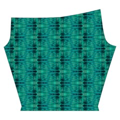 Peacock #4 Yoga Cropped Leggings from ArtsNow.com Left