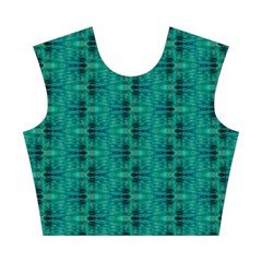 Peacock #4 Cotton Crop Top from ArtsNow.com Front