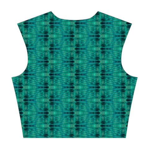 Peacock #4 Cotton Crop Top from ArtsNow.com Back