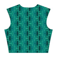 Peacock #4 Cotton Crop Top from ArtsNow.com Back
