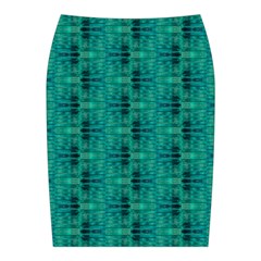 Peacock #4 Midi Wrap Pencil Skirt from ArtsNow.com Back