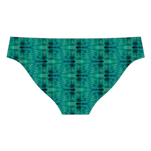 Peacock #4 Cross Back Hipster Bikini Set from ArtsNow.com Back Under