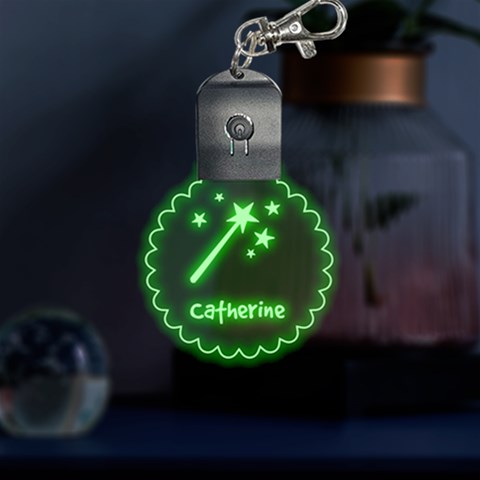 Personalized Name Magic LED Key Chain from ArtsNow.com Front
