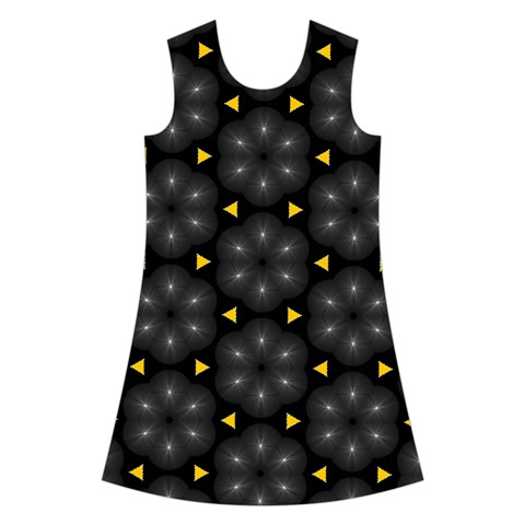 Phyllis Full  Kids  Short Sleeve Velvet Dress from ArtsNow.com Front