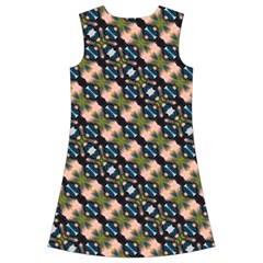 Phyllis Full  Kids  Short Sleeve Velvet Dress from ArtsNow.com Back