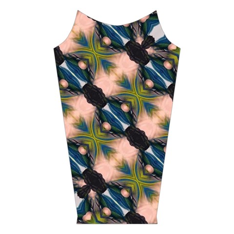 Phyllis Full  Velvet Long Sleeve Shoulder Cutout Dress from ArtsNow.com Left Sleeve