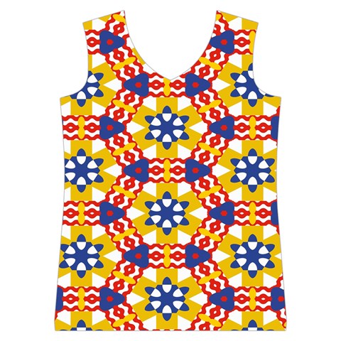 Wavey shapes pattern                                                              Women s Basketball Tank Top from ArtsNow.com Front
