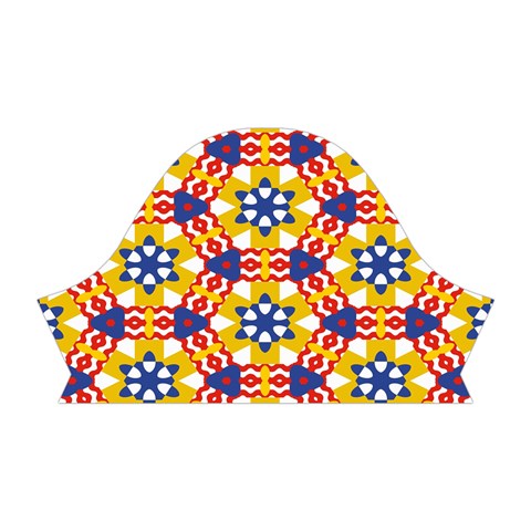 Wavey shapes pattern                                                                  Short Sleeve V Right Sleeve