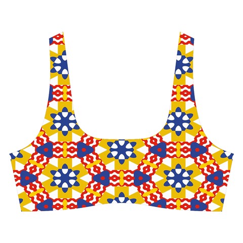 Wavey shapes pattern                                                             Cross Back Hipster Bikini Set from ArtsNow.com Front