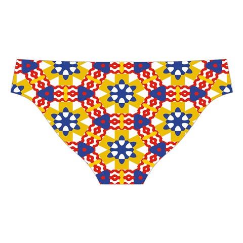 Wavey shapes pattern                                                             Cross Back Hipster Bikini Set from ArtsNow.com Back Under