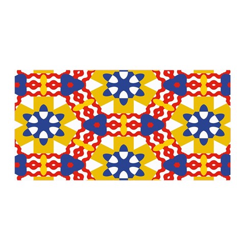 Wavey shapes pattern                                                             Satin Wrap from ArtsNow.com Front