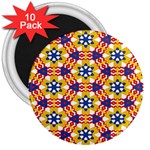 Wavey shapes pattern                                                              3  Magnet (10 pack)