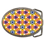 Wavey shapes pattern                                                              Belt Buckle